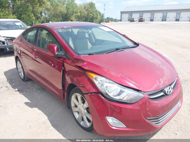 2013 Hyundai Elantra Limited მანქანა იყიდება აუქციონზე, vin: 5NPDH4AE4DH286696, აუქციონის ნომერი: 45956164
