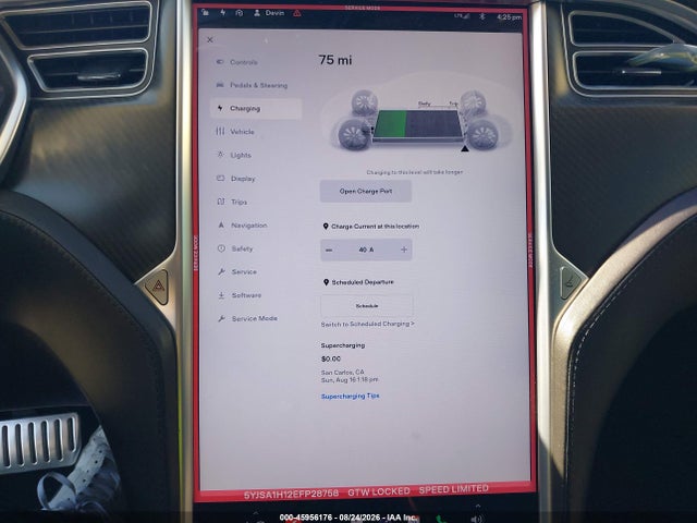 Aukcja sprzedaży 2014 Tesla Model S P85, vin: 5YJSA1H12EFP28758, numer aukcji: 45956176