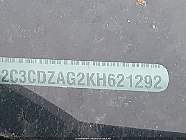 Aukcja sprzedaży 2019 Dodge Challenger Sxt, vin: 2C3CDZAG2KH621292, numer aukcji: 45956269