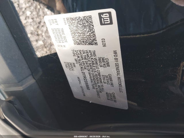 Aukcja sprzedaży 2026 Gmc Yukon 4wd Denali Ultimate, vin: 1GKS2EKL0TR235980, numer aukcji: 45956367