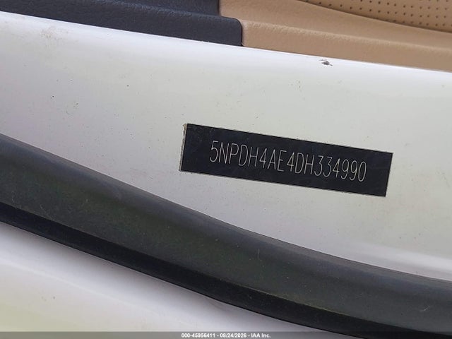 45956411 :رقم المزاد ، 5NPDH4AE4DH334990 vin ، 2013 Hyundai Elantra Limited مزاد بيع