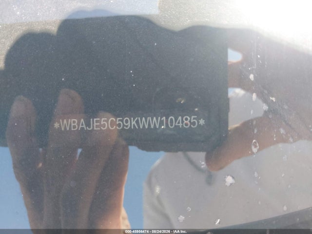 45956474 :رقم المزاد ، WBAJE5C59KWW10485 vin ، 2019 Bmw 540i مزاد بيع
