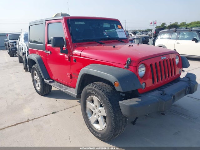 2015 Jeep Wrangler Sport მანქანა იყიდება აუქციონზე, vin: 1C4AJWAG7FL676081, აუქციონის ნომერი: 45956608