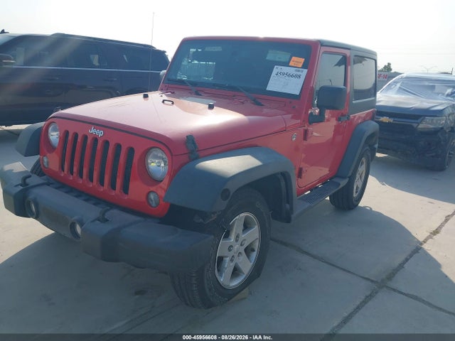 2015 Jeep Wrangler Sport მანქანა იყიდება აუქციონზე, vin: 1C4AJWAG7FL676081, აუქციონის ნომერი: 45956608