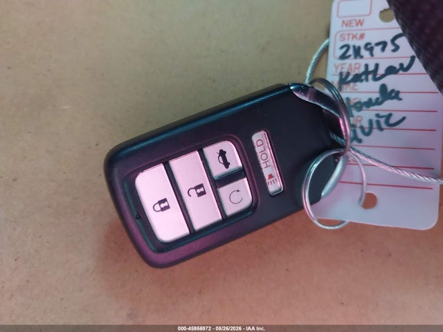 45956972 :رقم المزاد ، 19XFC2F70GE067104 vin ، 2016 Honda Civic Ex مزاد بيع
