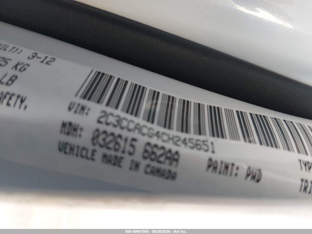 45957005 :رقم المزاد ، 2C3CCACG4CH245651 vin ، 2012 Chrysler 300 Limited مزاد بيع