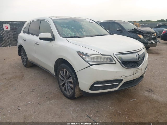 Продаж на аукціоні авто 2016 Acura Mdx Technology   Acurawatch Plus Packages/technology Package, vin: 5FRYD3H46GB008212, номер лоту: 45957016