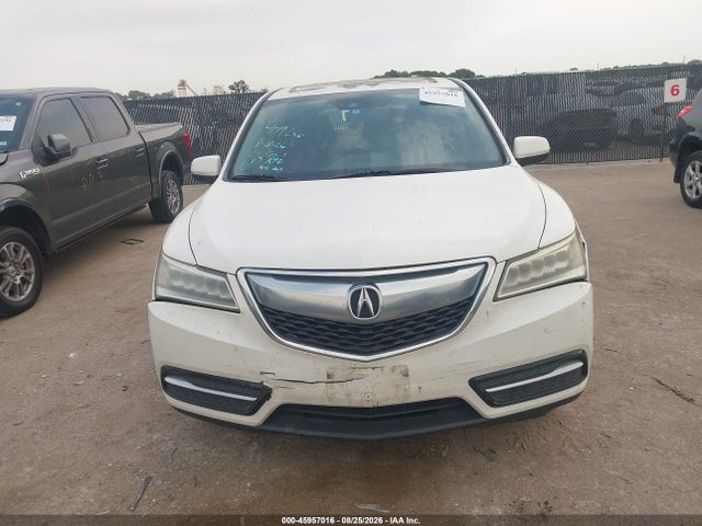 45957016 :رقم المزاد ، 5FRYD3H46GB008212 vin ، 2016 Acura Mdx Technology   Acurawatch Plus Packages/technology Package مزاد بيع