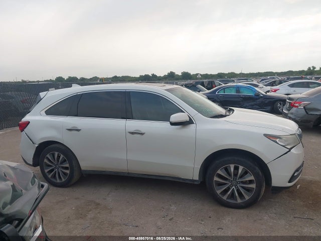 45957016 :رقم المزاد ، 5FRYD3H46GB008212 vin ، 2016 Acura Mdx Technology   Acurawatch Plus Packages/technology Package مزاد بيع