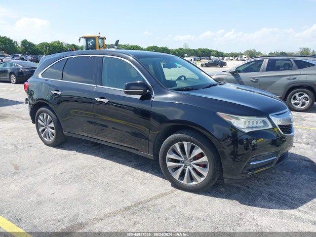 2014 Acura Mdx Technology Package მანქანა იყიდება აუქციონზე, vin: 5FRYD4H47EB038578, აუქციონის ნომერი: 45957035