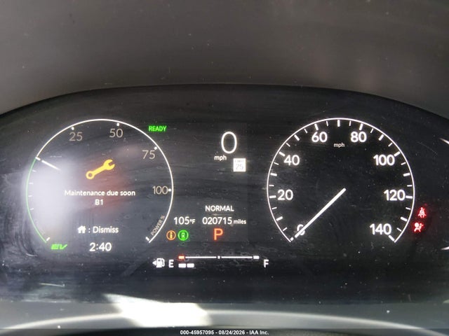 45957095 :رقم المزاد ، 2HGFE4F82SH348639 vin ، 2025 Honda Civic Hybrid Sport/sport Touring مزاد بيع