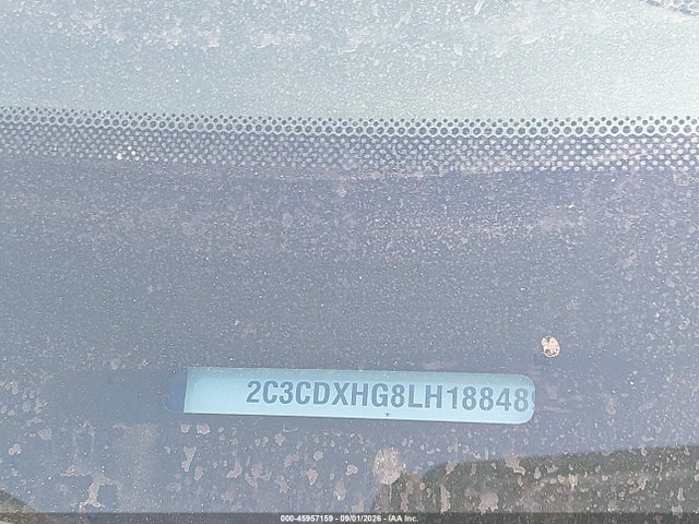 45957159 :رقم المزاد ، 2C3CDXHG8LH188489 vin ، 2020 Dodge Charger Gt Rwd مزاد بيع