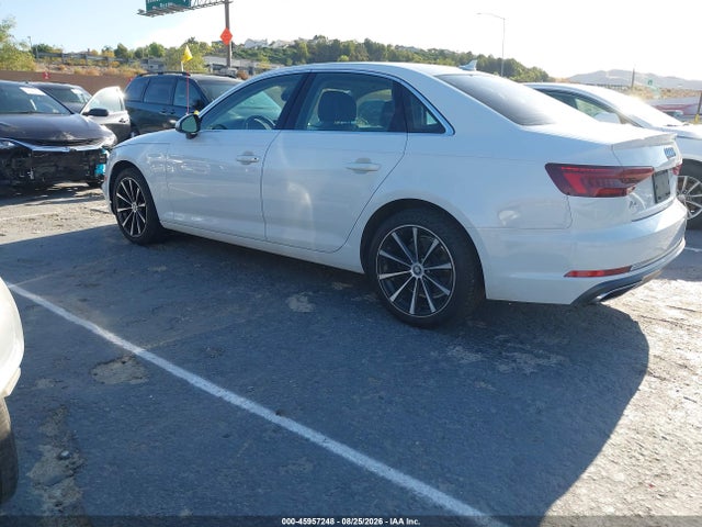 2019 Audi A4 40 Premium/40 Titanium Premium მანქანა იყიდება აუქციონზე, vin: WAUGMAF46KA058255, აუქციონის ნომერი: 45957248