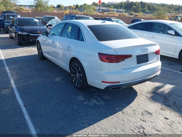 2019 Audi A4 40 Premium/40 Titanium Premium მანქანა იყიდება აუქციონზე, vin: WAUGMAF46KA058255, აუქციონის ნომერი: 45957248