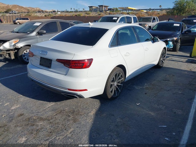2019 Audi A4 40 Premium/40 Titanium Premium მანქანა იყიდება აუქციონზე, vin: WAUGMAF46KA058255, აუქციონის ნომერი: 45957248