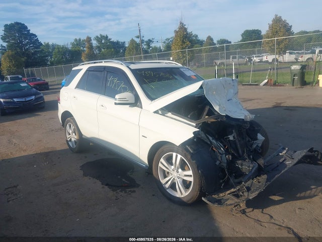 45957525 :رقم المزاد ، 4JGDA5HBXCA016606 vin ، 2012 Mercedes-benz Ml 350 4matic مزاد بيع