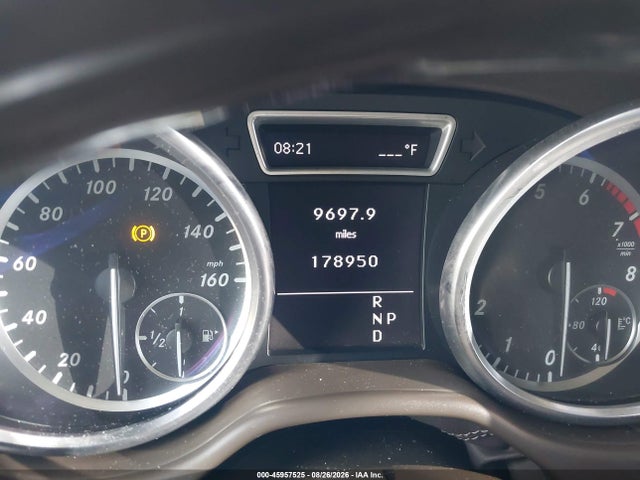 45957525 :رقم المزاد ، 4JGDA5HBXCA016606 vin ، 2012 Mercedes-benz Ml 350 4matic مزاد بيع