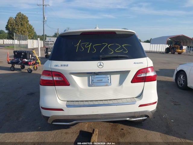 45957525 :رقم المزاد ، 4JGDA5HBXCA016606 vin ، 2012 Mercedes-benz Ml 350 4matic مزاد بيع