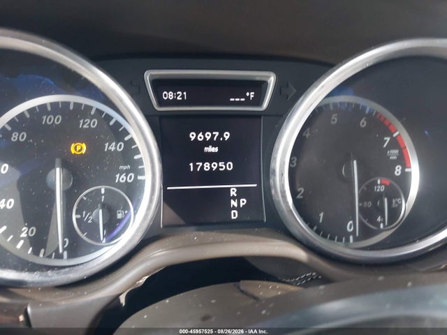 45957525 :رقم المزاد ، 4JGDA5HBXCA016606 vin ، 2012 Mercedes-benz Ml 350 4matic مزاد بيع