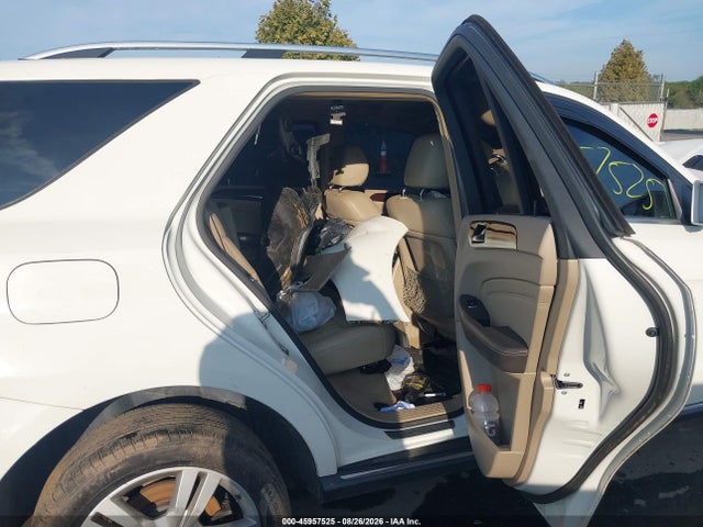 45957525 :رقم المزاد ، 4JGDA5HBXCA016606 vin ، 2012 Mercedes-benz Ml 350 4matic مزاد بيع