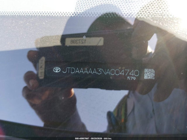 Toyota Mirai Xle 2022 JTDAAAAA3NA004740 Image 9