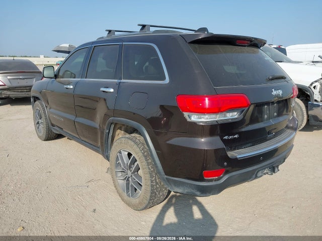 Продаж на аукціоні авто 2017 Jeep Grand Cherokee Limited, vin: 1C4RJFBG2HC603396, номер лоту: 45957804