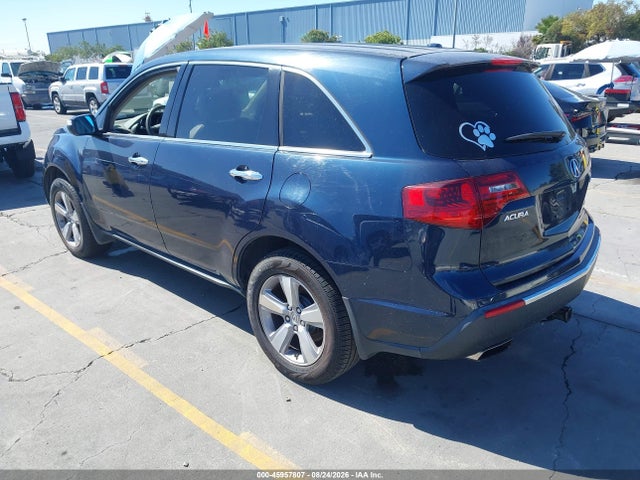 2012 Acura Mdx Technology Package მანქანა იყიდება აუქციონზე, vin: 2HNYD2H4XCH519691, აუქციონის ნომერი: 45957807