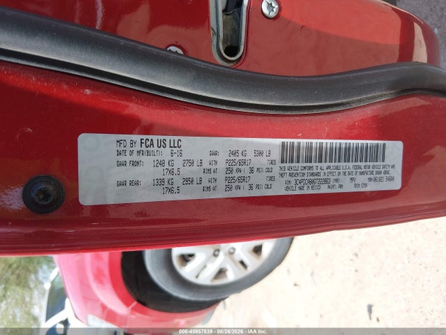 Dodge JOURNEY SE 2016 3C4PDCAB0GT222863 Image 9