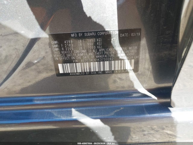4S3GTAC6XK3733282 Subaru Impreza 2.0i Premium