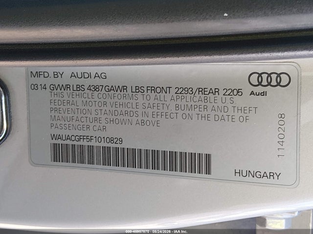 Audi A3 1.8t Premium 2015 WAUACGFF5F1010829 Image 9