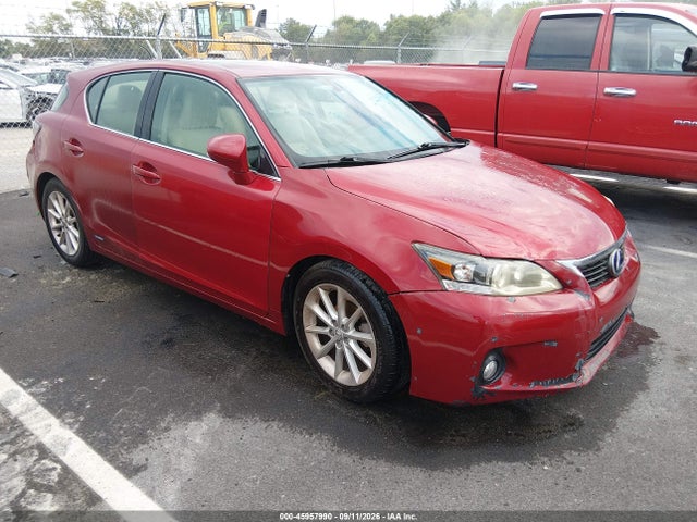 2012 Lexus Ct 200h Premium მანქანა იყიდება აუქციონზე, vin: JTHKD5BH0C2114536, აუქციონის ნომერი: 45957990