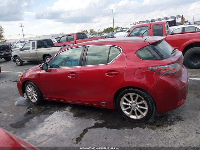 2012 Lexus Ct 200h Premium მანქანა იყიდება აუქციონზე, vin: JTHKD5BH0C2114536, აუქციონის ნომერი: 45957990