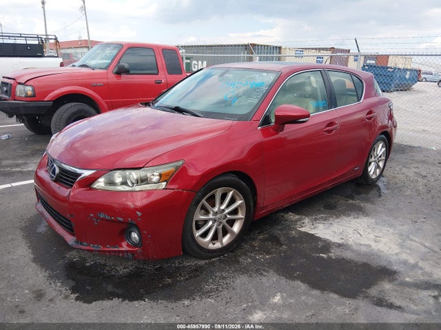 2012 Lexus Ct 200h Premium მანქანა იყიდება აუქციონზე, vin: JTHKD5BH0C2114536, აუქციონის ნომერი: 45957990