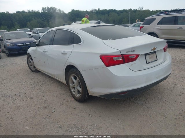 2017 Chevrolet Malibu 1fl მანქანა იყიდება აუქციონზე, vin: 1G1ZC5ST0HF224700, აუქციონის ნომერი: 45958002