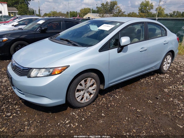 Aukcja sprzedaży 2012 Honda Civic Lx, vin: 19XFB2F51CE048119, numer aukcji: 45958013