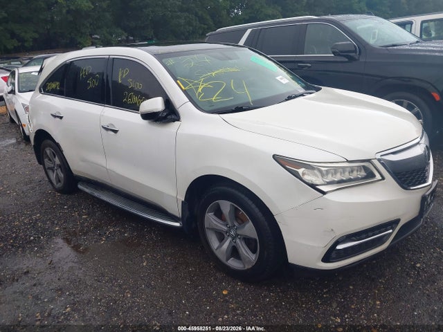 45958251 :رقم المزاد ، 5FRYD4H28EB018337 vin ، 2014 Acura Mdx مزاد بيع