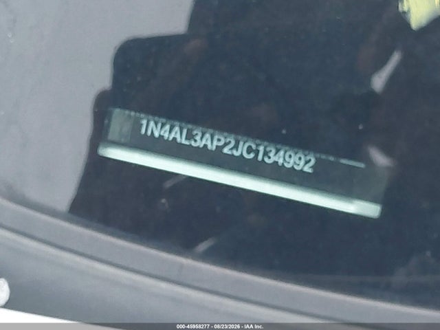45958277 :رقم المزاد ، 1N4AL3AP2JC134992 vin ، 2018 Nissan Altima 2.5/s/sv/sl/sr مزاد بيع