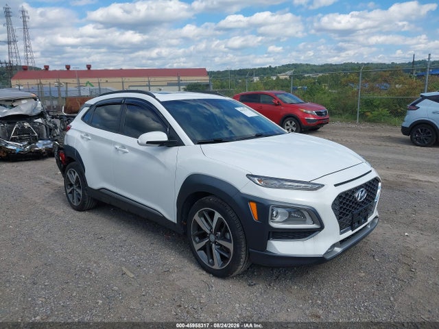 2021 Hyundai Kona Limited მანქანა იყიდება აუქციონზე, vin: KM8K3CA5XMU731587, აუქციონის ნომერი: 45958317