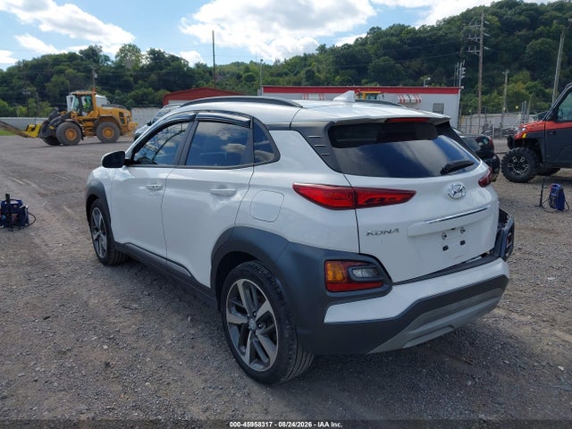 2021 Hyundai Kona Limited მანქანა იყიდება აუქციონზე, vin: KM8K3CA5XMU731587, აუქციონის ნომერი: 45958317