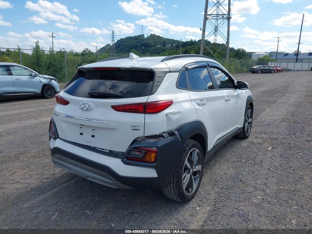 2021 Hyundai Kona Limited მანქანა იყიდება აუქციონზე, vin: KM8K3CA5XMU731587, აუქციონის ნომერი: 45958317