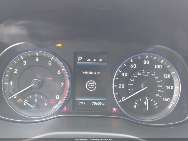 2021 Hyundai Kona Limited მანქანა იყიდება აუქციონზე, vin: KM8K3CA5XMU731587, აუქციონის ნომერი: 45958317