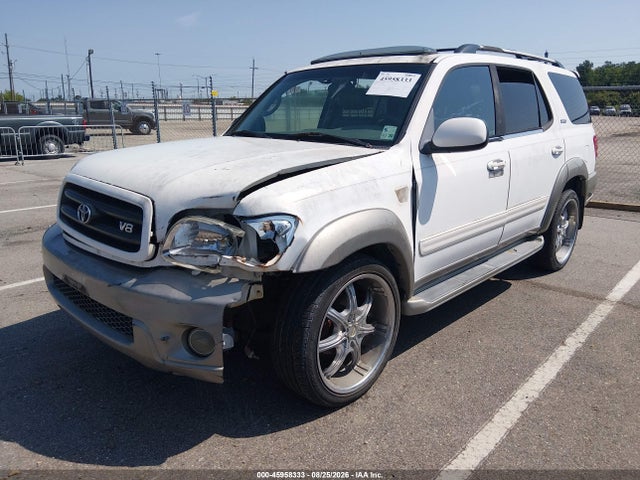 2003 Toyota Sequoia Sr5 V8 მანქანა იყიდება აუქციონზე, vin: 5TDZT34A83S156081, აუქციონის ნომერი: 45958333