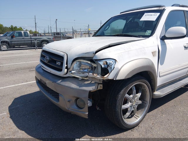 2003 Toyota Sequoia Sr5 V8 მანქანა იყიდება აუქციონზე, vin: 5TDZT34A83S156081, აუქციონის ნომერი: 45958333