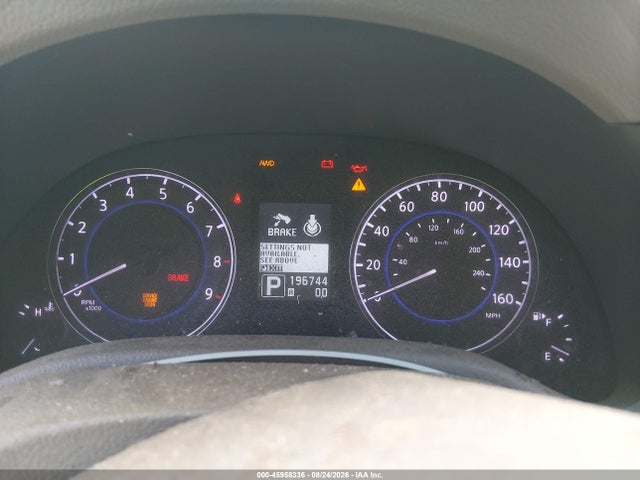 Aukcja sprzedaży 2013 Infiniti G37x, vin: JN1CV6AR7DM757204, numer aukcji: 45958336