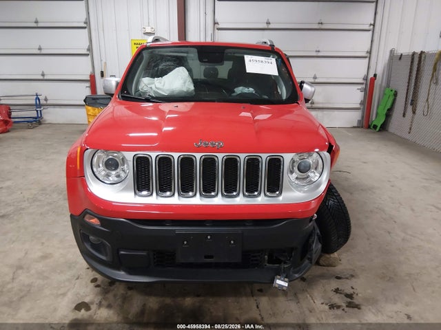 2018 Jeep Renegade Limited 4x4 მანქანა იყიდება აუქციონზე, vin: ZACCJBDBXJPG99358, აუქციონის ნომერი: 45958394