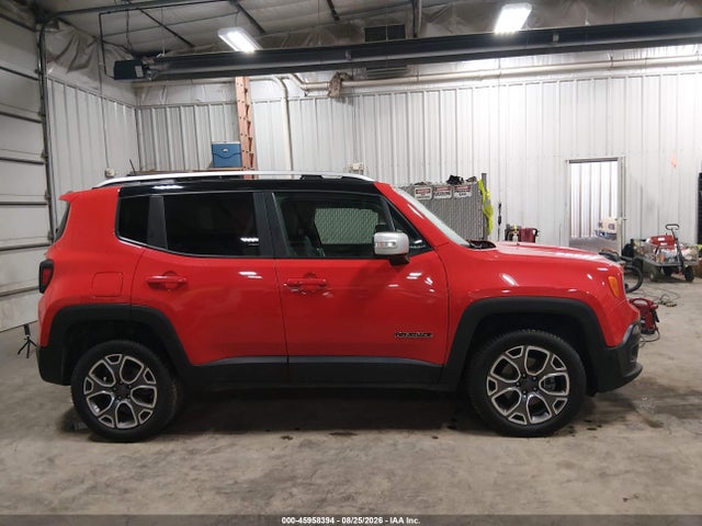 2018 Jeep Renegade Limited 4x4 მანქანა იყიდება აუქციონზე, vin: ZACCJBDBXJPG99358, აუქციონის ნომერი: 45958394