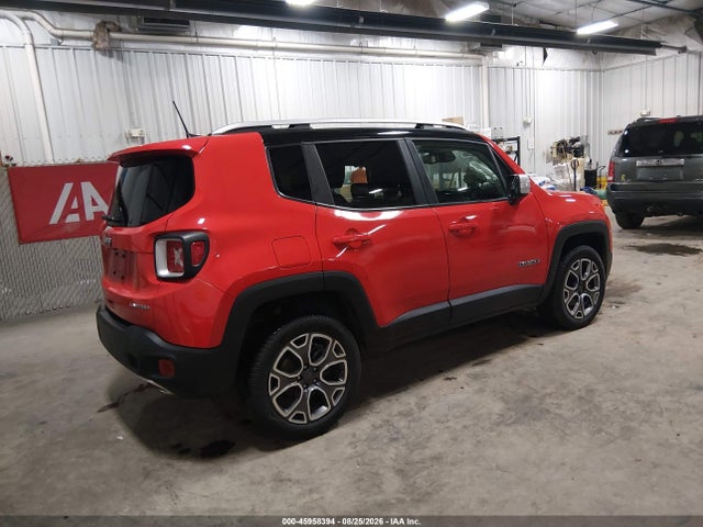 2018 Jeep Renegade Limited 4x4 მანქანა იყიდება აუქციონზე, vin: ZACCJBDBXJPG99358, აუქციონის ნომერი: 45958394
