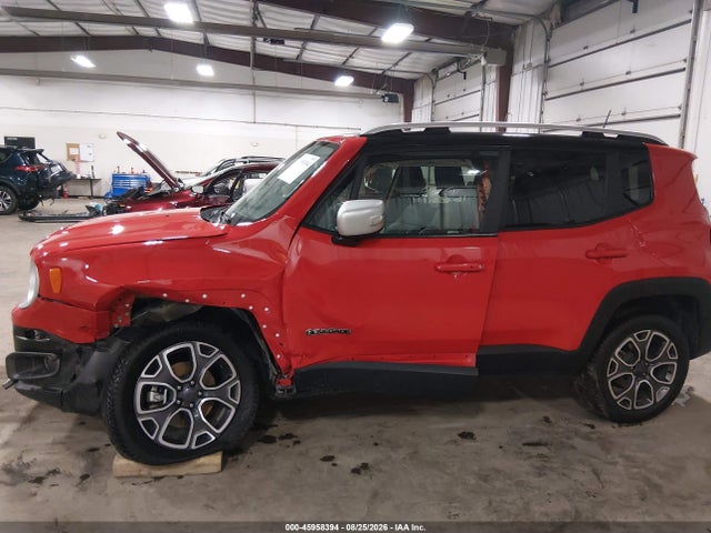 2018 Jeep Renegade Limited 4x4 მანქანა იყიდება აუქციონზე, vin: ZACCJBDBXJPG99358, აუქციონის ნომერი: 45958394