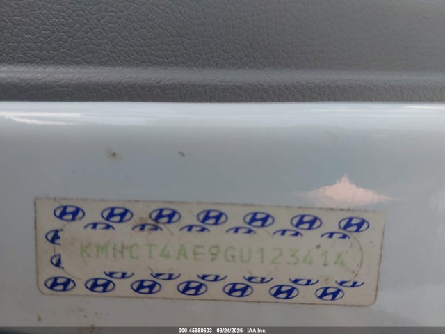 45958603 :رقم المزاد ، KMHCT4AE9GU123414 vin ، 2016 Hyundai Accent Se مزاد بيع