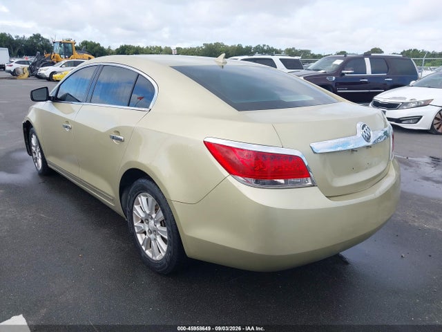 Auction sale of the 2010 Buick Lacrosse Cx, vin: 1G4GB5EG2AF263595, lot number: 45958649
